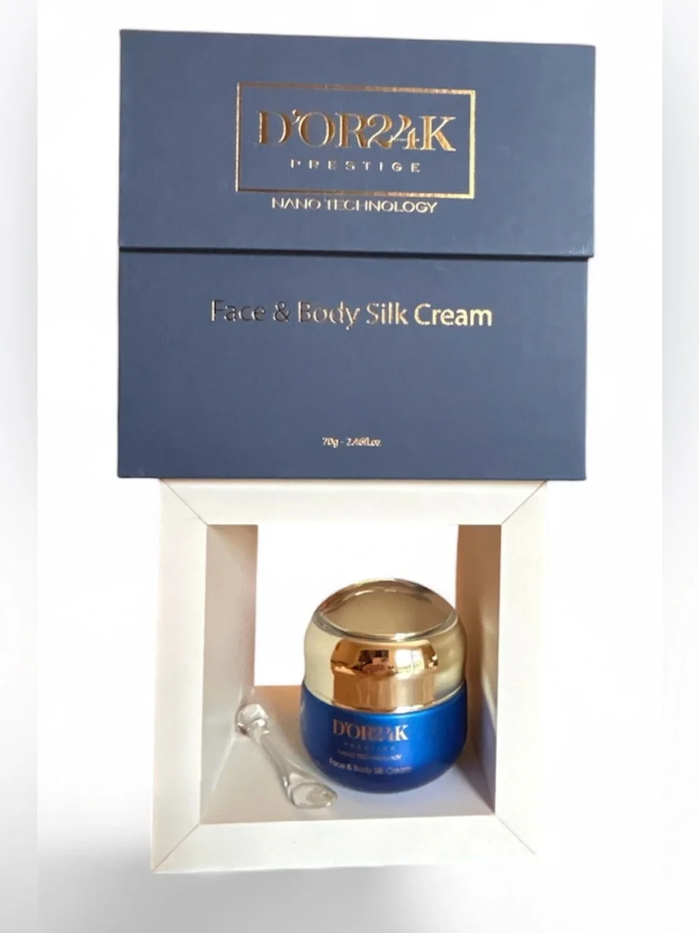 D’OR24K Prestige Face & Body Silk Cream 2.46fl.oz.  NIB